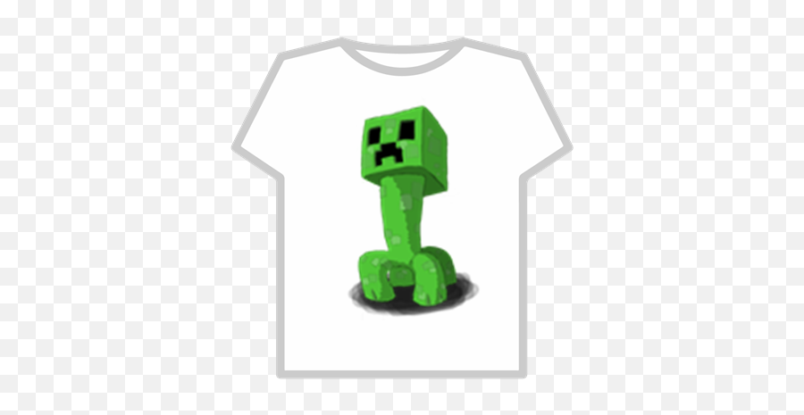 Minecraft - Creeper Tshirt Roblox Minecraft T Shirt Roblox Png,Minecraft Creeper Png