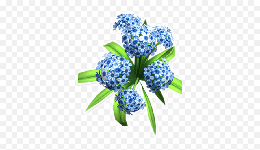 Blue Hydrangea - Bouquet Png,Hydrangea Png