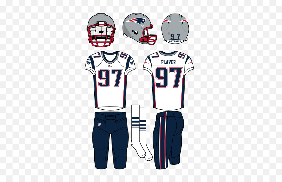 New England Patriots Road Uniform - Washington Redskins Uniform Alternate Png,New England Patriots Png