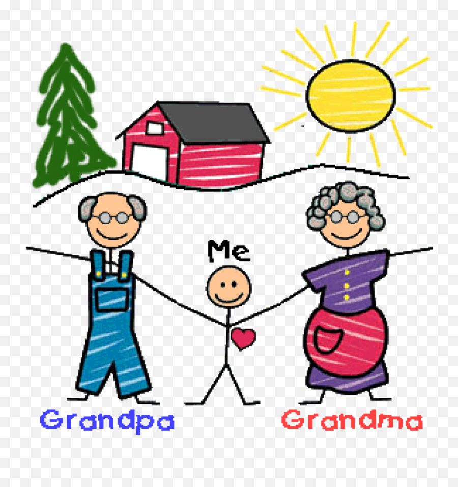 Breakfast Clipart Grandparent - Grandparents Day Drawing Easy For Kids Png,Grandparents Png