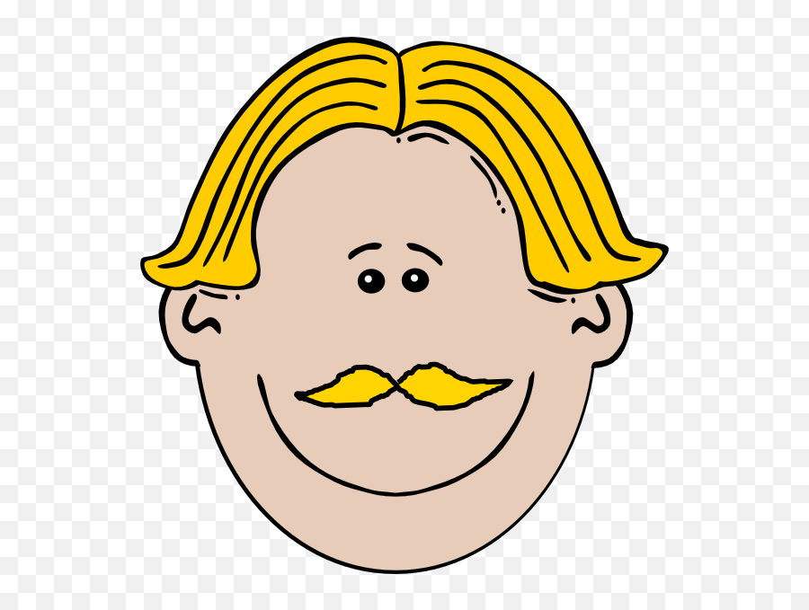 Blond Man With Mustache Png Clip Arts For Web - Clip Arts Clipart Face With Moustache,Mustache Png