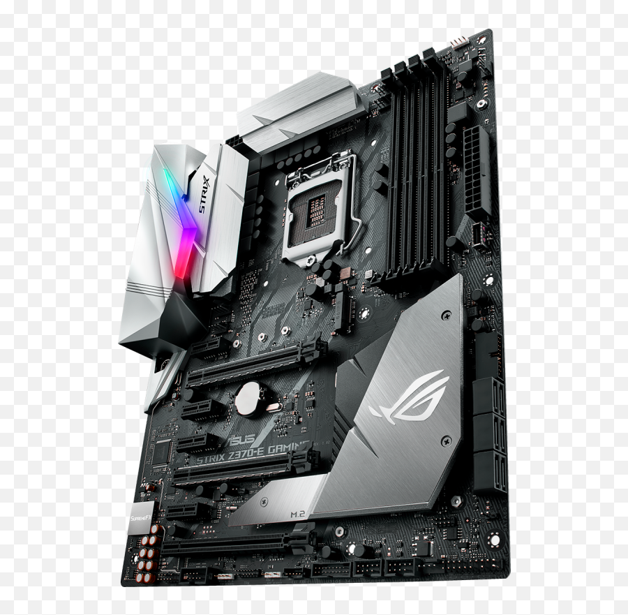 Download Rog Strix Z370 - E Intel Z370 Ddr4 Atx Motherboard Asus Rog Strix Motherboard Z370 Png,Motherboard Png