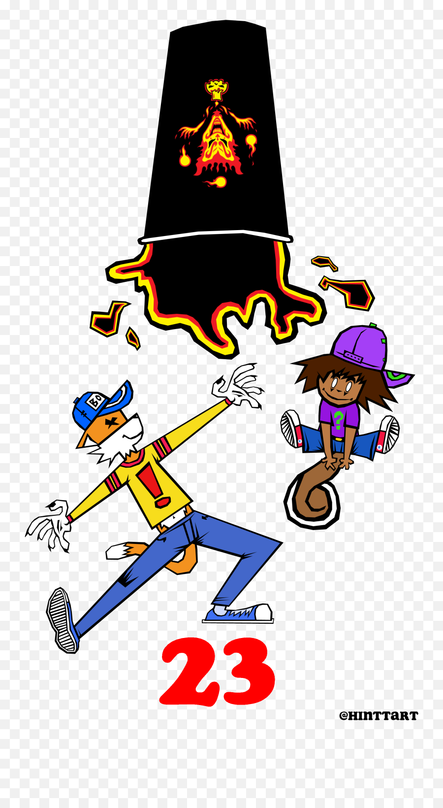 No Sense Crying Over Spilt Flames By Hintt - Posse The Amazing Jeckel Brothers Png,Cartoon Flames Png