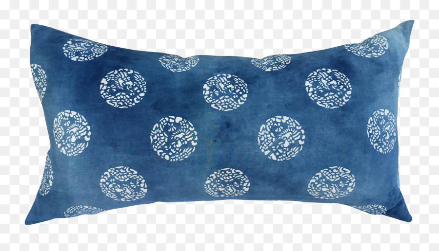Faded Indigo Batik Body Pillow - Decorative Png,Body Pillow Png