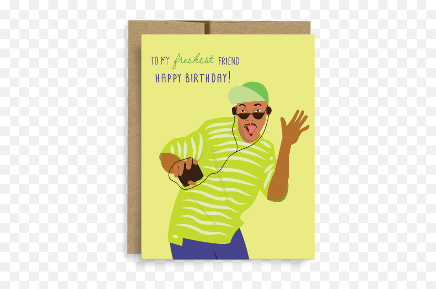Fresh Prince Birthday Card - Fresh Prince Happy Birthday Card Png,Fresh Prince Logo