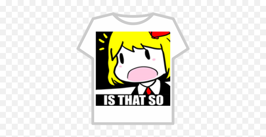 Touhou Ru Mia Is That So - Roblox Roblox T Shirts Adidas Png,Touhou Logo