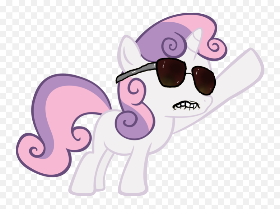 177902 - Dat Flank Edit Meme Safe Solo Sunglasses Sweetie Belle Happpy Vector Png,Meme Sunglasses Png