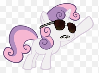 177902 - dat flank edit meme safe solo sunglasses Sweetie Belle Happpy Vector png
