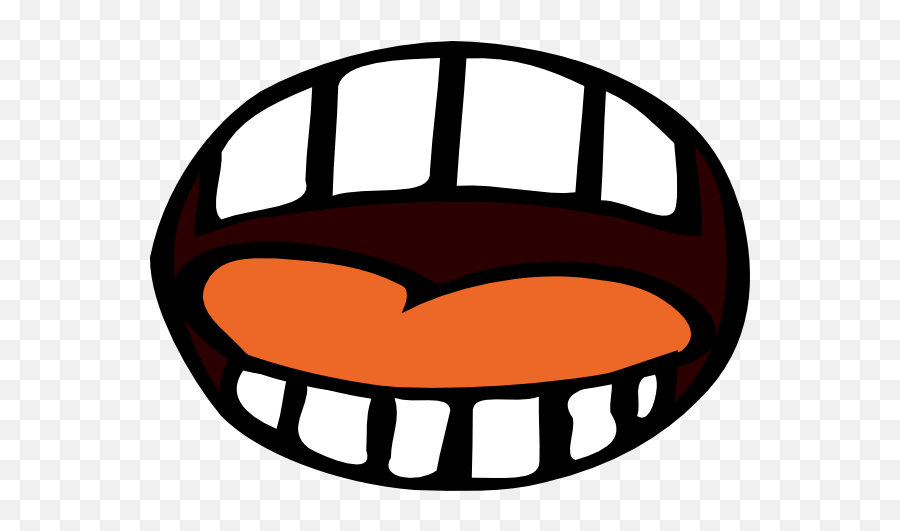 Cartoon Mouth Orange Tongue Transparent Png - Stickpng Open Mouth Cartoon Transparent,Tongue Transparent