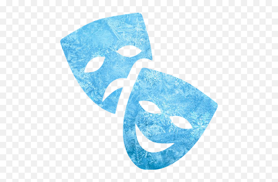 Ice Theatre Masks Icon - Free Ice Mask Icons Ice Icon Set Theatre Icon Png,Theatre Masks Png