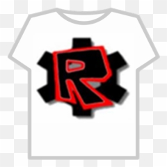 Roblox Red And Black Gear Logo - Short Sleeve png