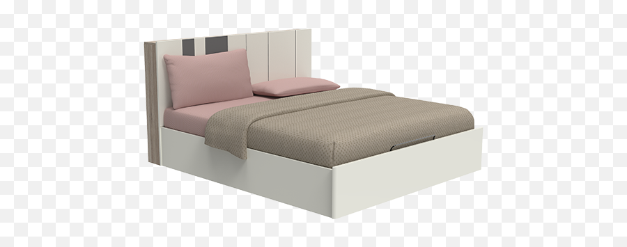 Meadow King Bed In White Script Online - Full Size Png,Meadow Png