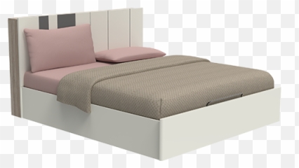 Meadow King Bed White Script Online - Full Size png