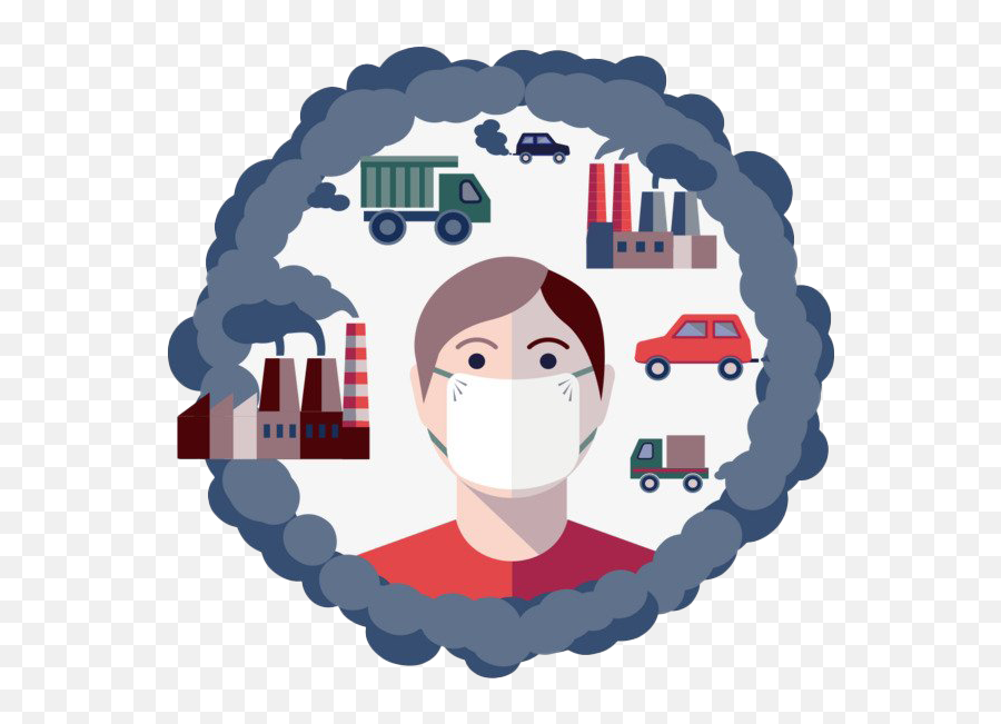 Pollution Png Hd Image - Emisiones De Gases Dibujo,Pollution Png