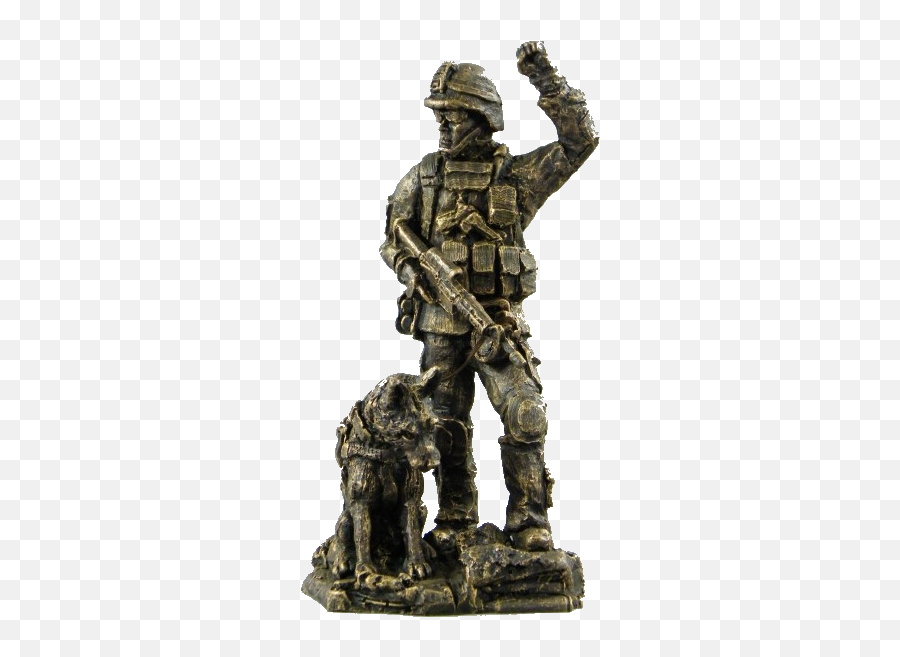 Soldier Bronze Statues Military Retirement Farewell - Modular Integrated Communications Helmet Png,Army Man Icon