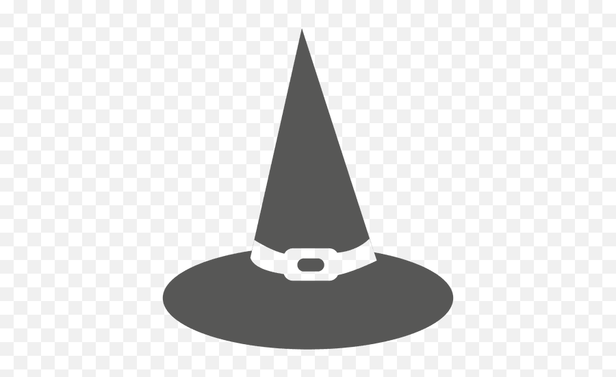 Halloween Witch Hat Silhouette - Illustration Png,Witch Hat Transparent Background