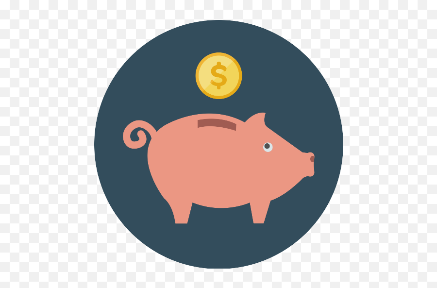 Piggy Bank Vector Svg Icon - Piggy Bank Png,Blue Piggy Bank Icon
