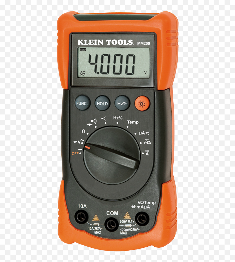 Auto Ranging Multimeter - Klein Tools Mm100 Png,Multimeter Icon