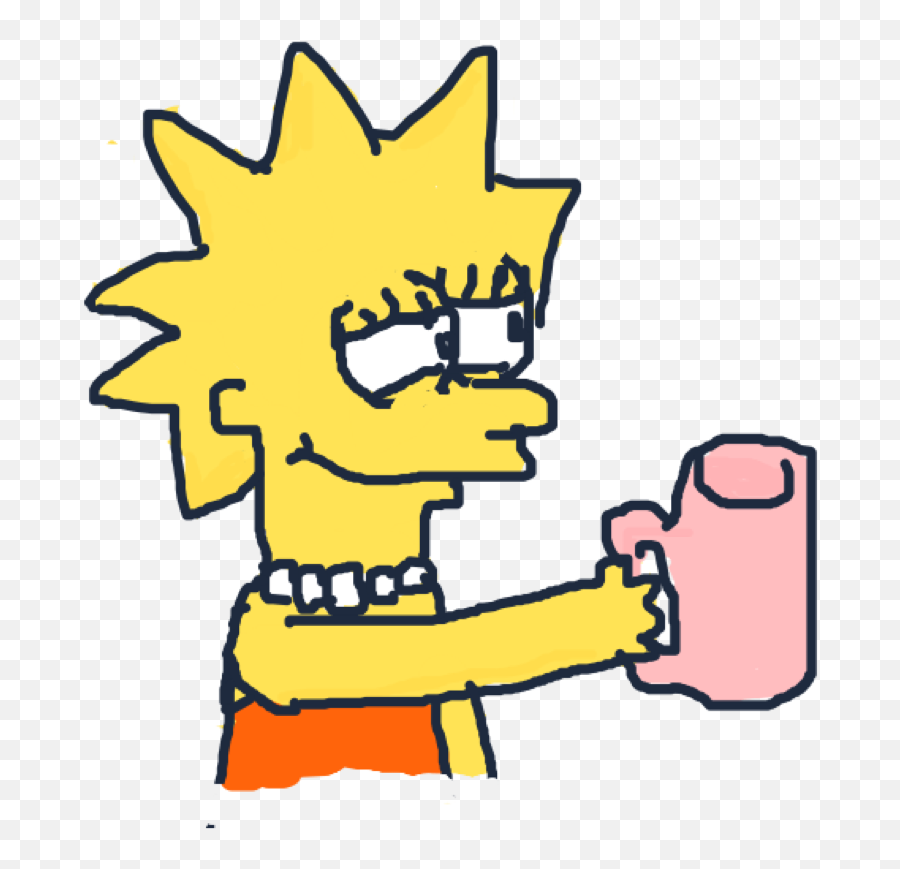 Lisa Simpson U0026 Mug Layer - Clip Art Png,Lisa Simpson Png