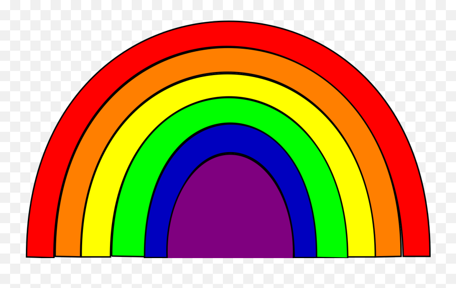 Rainbow Svg Vector Clip Art - Svg Clipart Color Gradient Png,Zaun Icon