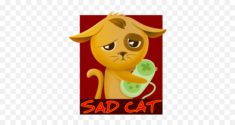 Sad Cat Studio Sadcatstudio Twitter - Cartoon Png,Sad Cat Png