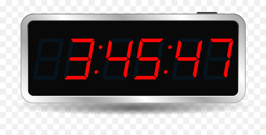 Digital Clock Png Image Free Download - Led Display,Alarm Clock Transparent Background