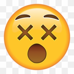 Dizzy Face Emoji - Png