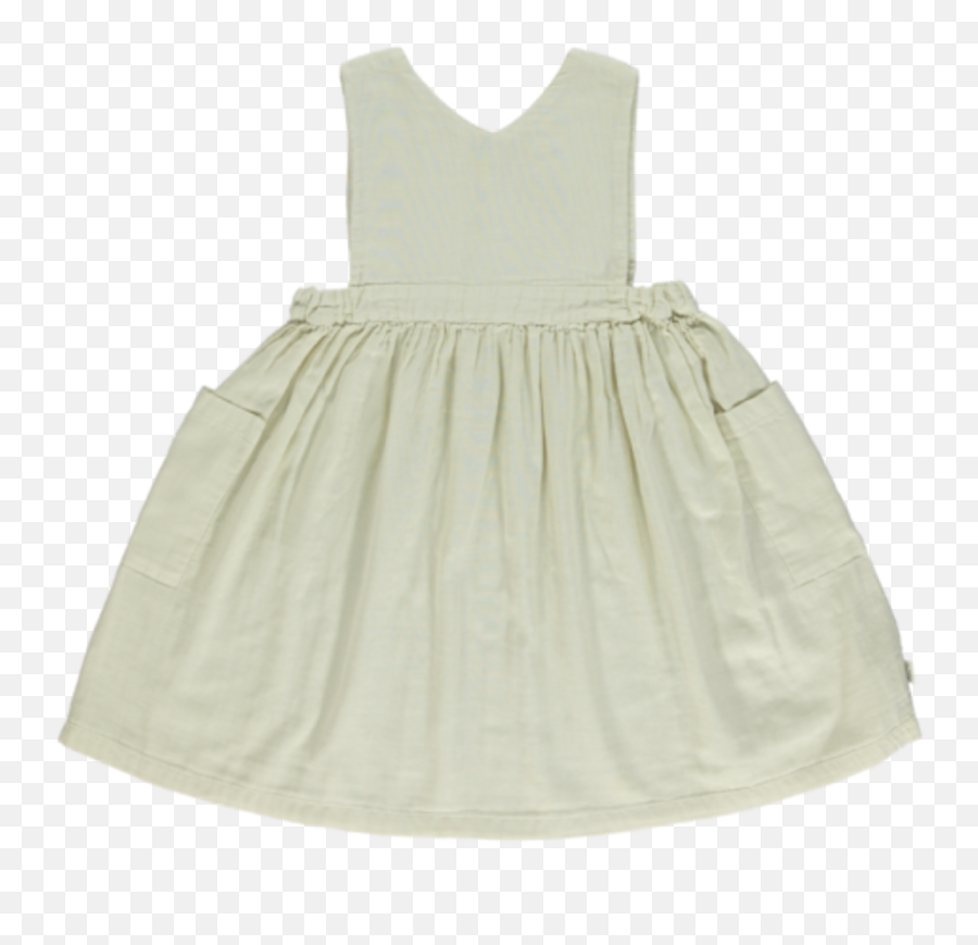 Kids Poudre Organic Mangue Dress - Almond Milk Sleeveless Png,100% Organic Cotton Muslin Icon