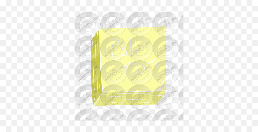 Sticky Notes Stencil For Classroom Therapy Use - Great Circle Png,Transparent Sticky Notes