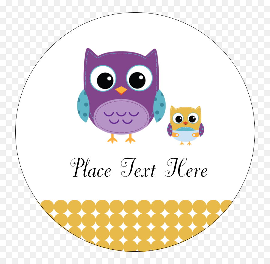 Baby Owl Predesigned Template For Your Next Project Avery - Design Png,Owl Eyes Logo