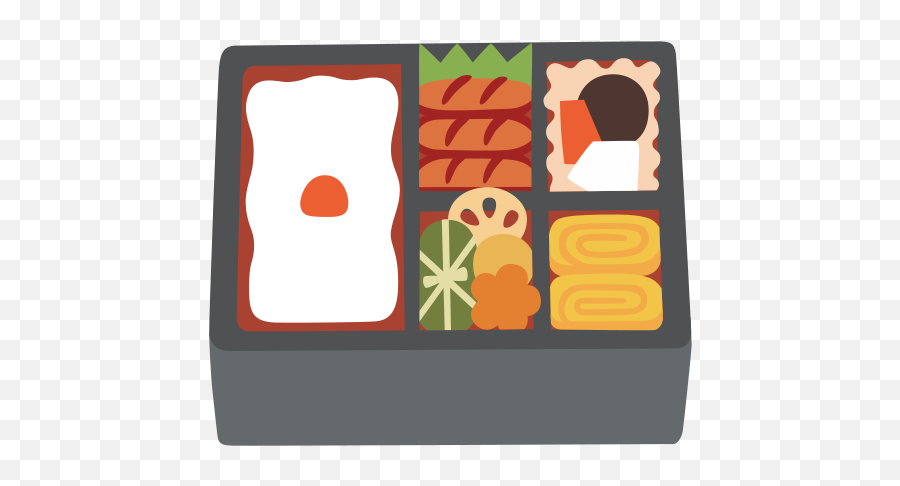 Bento Box Emoji - Dish Png,Lunch Tray Icon