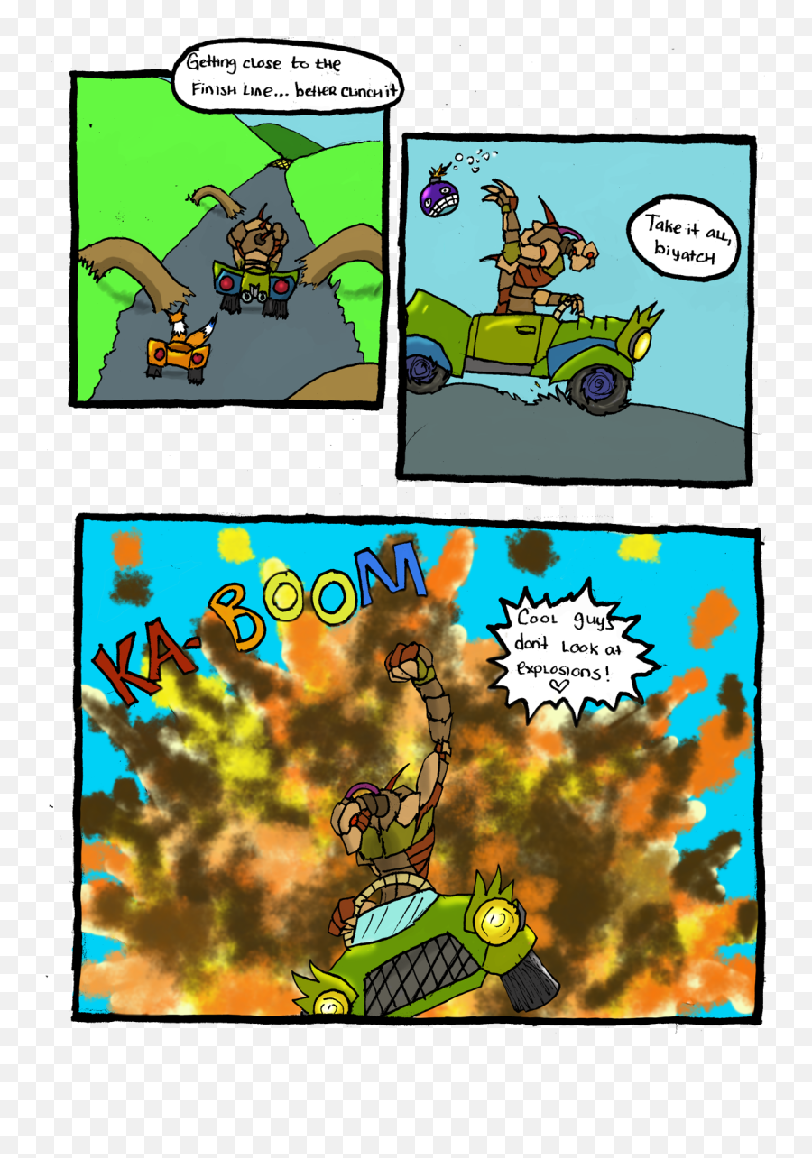 5 - Cartoon Png,Comic Book Explosion Png