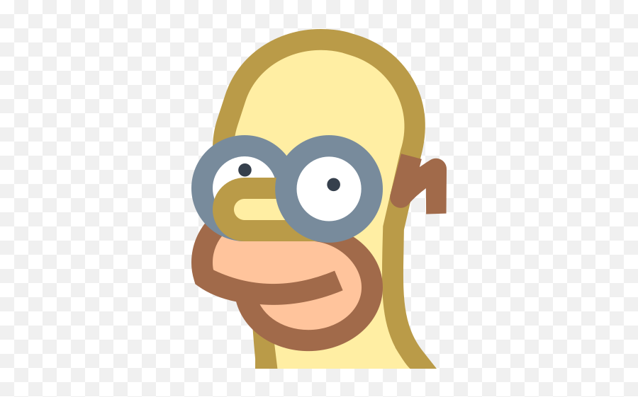 Homer Simpson Icon In Office Xs Style Png