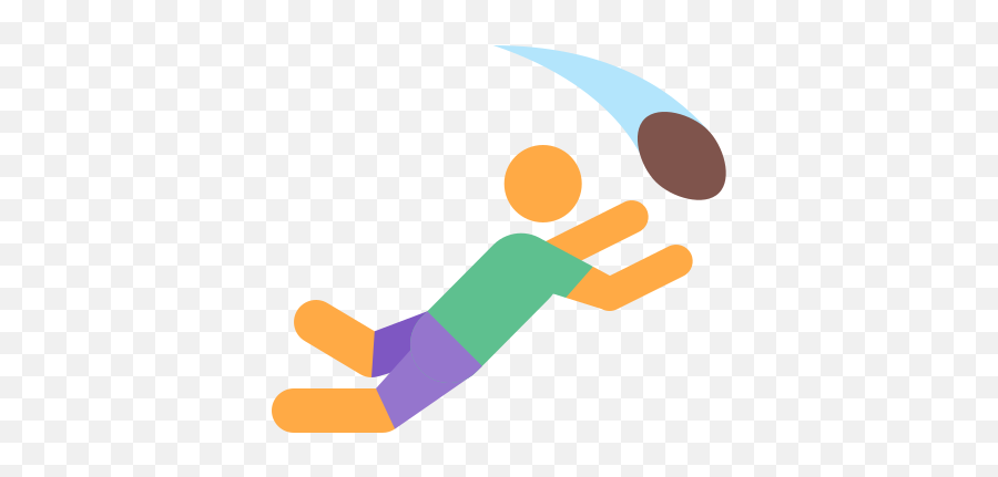 Catching Rugby Ball Skin Type 2 Icon In Color Style Png Sports Vector