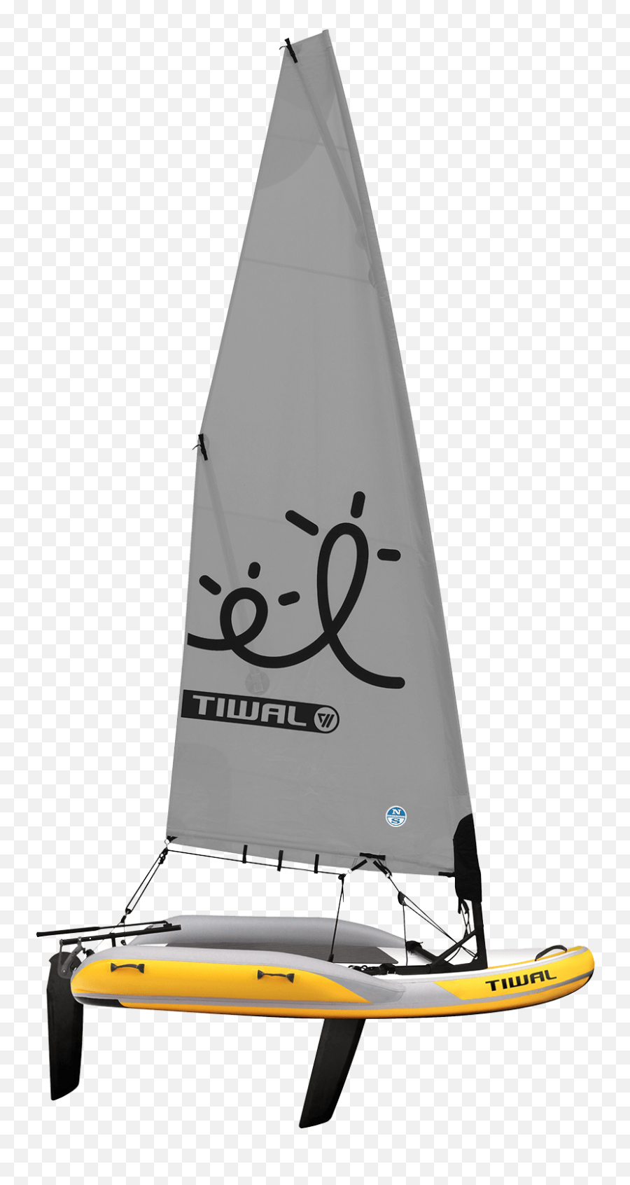 Tiwal 2 60 Grey Furling Sail - Tiwal 2 Png,Sailboat Logo