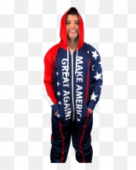 Maga Onesie - Usa Jumpsuit American Af Aaf Nation Hoodie Png,Maga Png