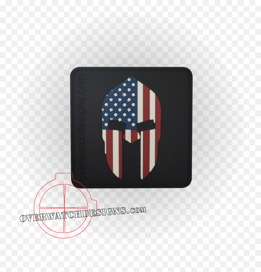 Spartan Helmet Patch - Bandera De Usa Con Army Png,Spartan Helmet Logo