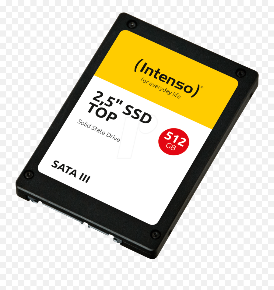 Intenso Solid State Drive 512 Gb Sata3 - Intenso Top Ssd 512 Gb Png,Drive Png