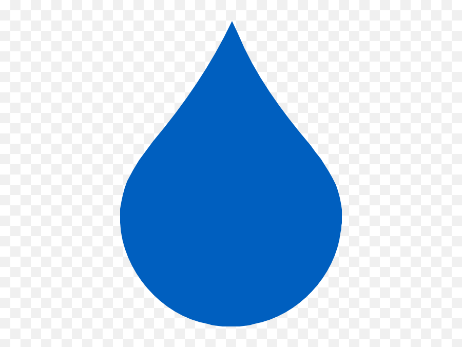Blue Raindrop Clipart - Rain Drop Clip Art Png,Raindrop Png