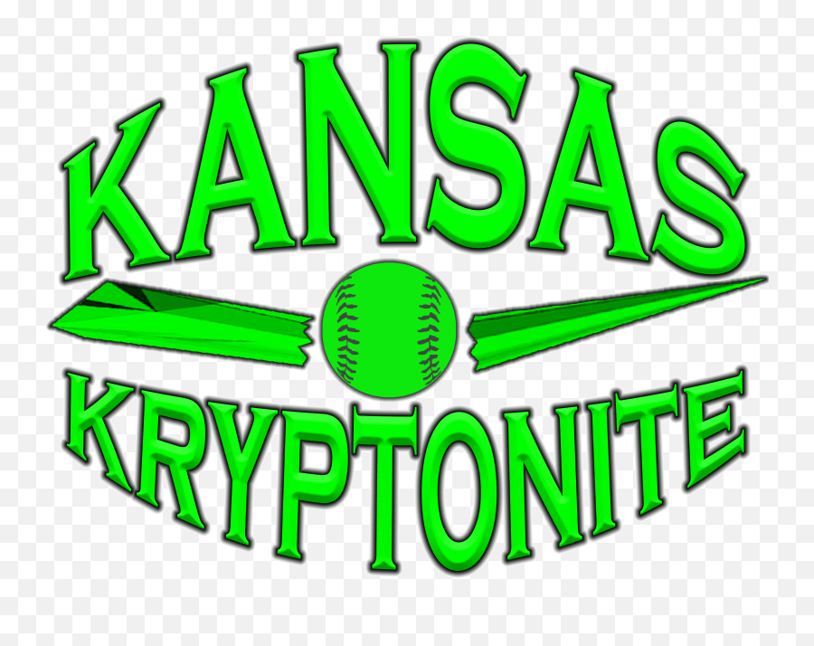 Usssa Baseball Team Kansas Kryptonite - Wichita Kansas Clip Art Png,Kryptonite Png