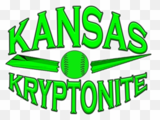 Usssa Baseball Team Kansas Kryptonite - Wichita Kansas Clip Art Png,Kryptonite Png