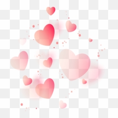 Valentine Transparent Vector Png Picture 1534715 - Heart Background Free Download