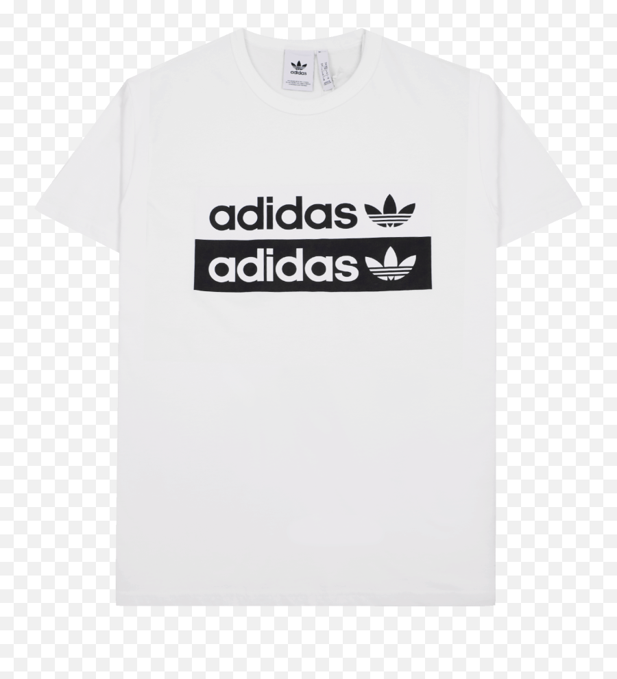 Find White Adidas Logo Shirt - Supreme Box Logo Tees Best Png,White ...