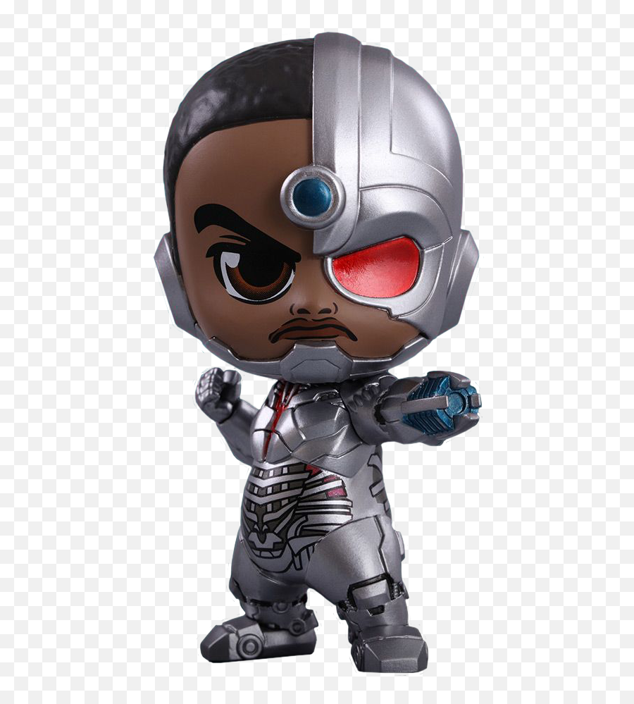 Justice League Bobblehead Mcdonalds - Clip Cyborg Cosbaby Png,Cyborg Png