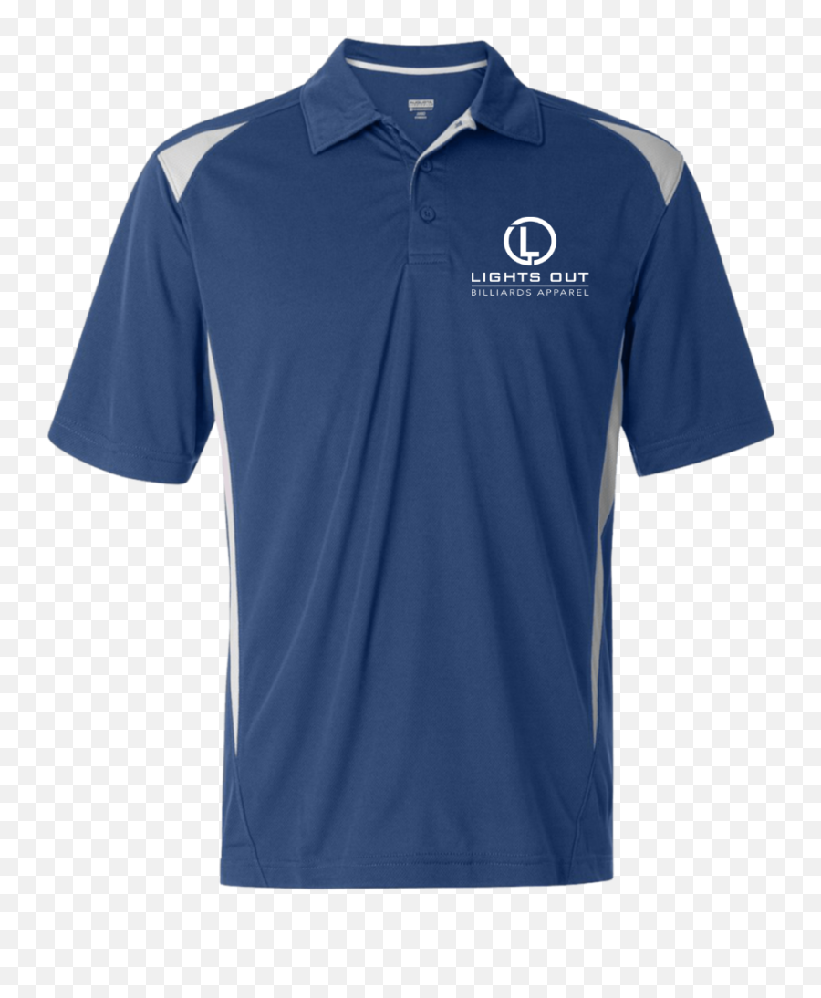 Sport Polo With White Stitch Logo Png