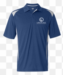 Sport Polo With White Stitch Logo Png