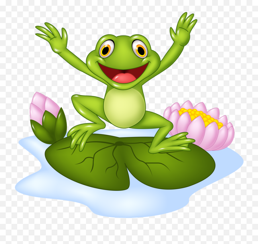 Download Funny Cartoon Animals Png - Frog Jumping Cartoon,Cartoon Animals Png