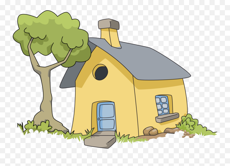 clipart kid house free