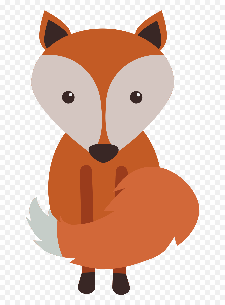 Cute Fox Clipart - Cute Woodland Animals Clip Art Png,Fox Clipart Png