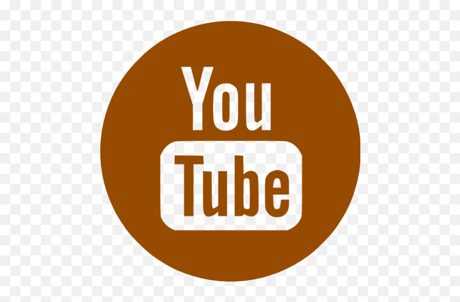 Free Brown Site Logo Icons - Youtube Logo Black Png,Youtube Logo Icon